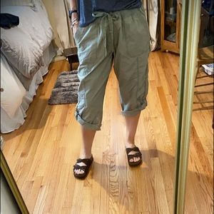 GRAY - CALVIN KLEIN PERFORMANCE CONVERTIBLE CAPRI CARGO PANT. ADJUSTABLE CAPRI …